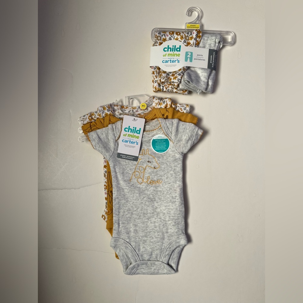 NWT preemie Carters bodysuit and leggings